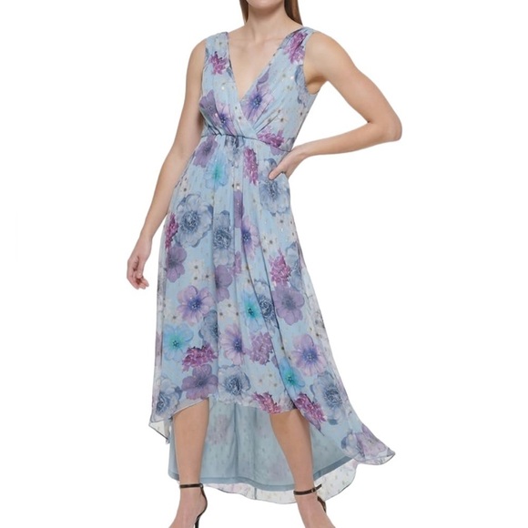 Jessica Howard Petites Floral Maxi Fit & Flare Dress - Picture 1 of 15